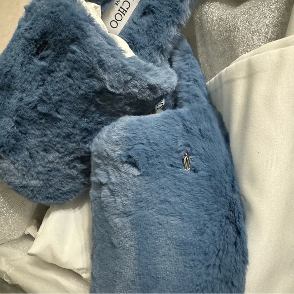 New in box Jimmy Choo Faux Fur Aliette Slippers - Picture 9 of 11